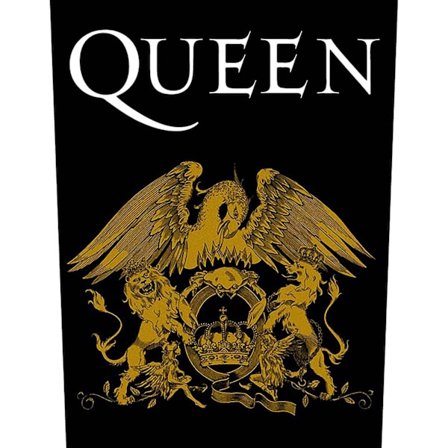 Queen Crest Patch One Size Svart/Gul/Vit