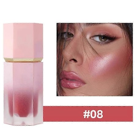 Matt Flytande Rouge Naturlig Ljusnande Flytande Kind Långvarig Ansiktsmakeup Rouge