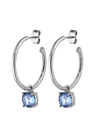 Dyrberg & Kern DIEGA SS LIGHT SAPPHIRE Örhängen Dam Blå ONESIZE