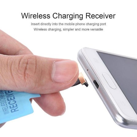 Universal Trådløs Opladningsmodtager Pad Spole til Android