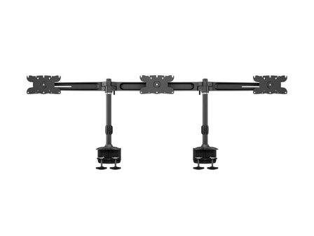 Multibrackets M VESA Desktopmount Triple Desk Clamp - monteringssett - for 3 LCD-skjermer - svart