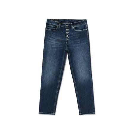 Dondup, Cropped Jeans Blauw, Dames, Maat:W25,stretch