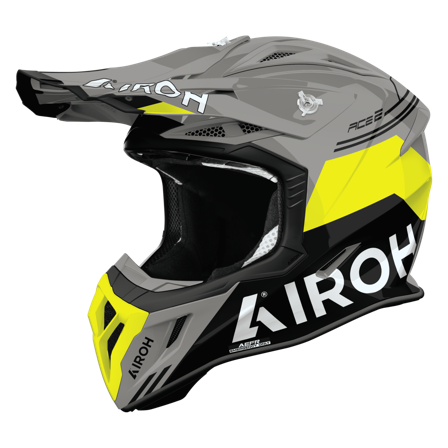 Kask Cross Airoh Aviator Ace 2 Fury (2026) Żółty błyszczący XL