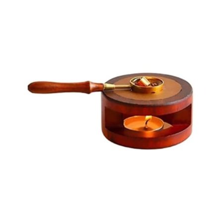 UISAVE Puisikahvainen sulatuslusikkasetti vahasinettityökaluun, uuniin, hääleimaukseen, kirjekuoreen