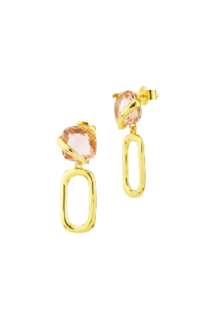 Bottega Boccadamo Fleur Örhängen Dam Orange ONESIZE