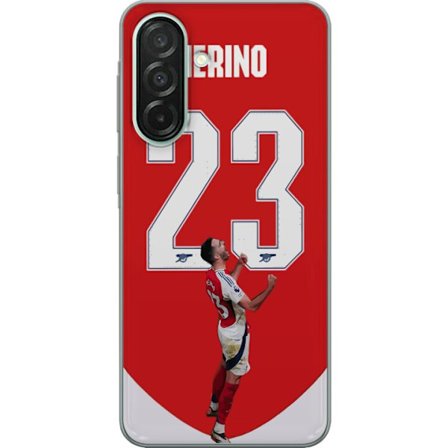 Kompatibel Mobilcover til Samsung Galaxy A26 Merino 23 fodbold rød baggrund sport-inspireret design med energi, passion og stil til fans og spillere