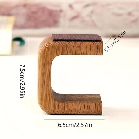 Klokkestativ i tre, håndlaget massivt tre, smykkeutstilling for menn og kvinner, klokketårn