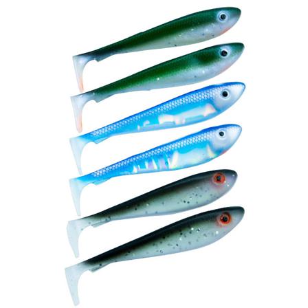 Svartzonker McRubber Shad 9 cm 6-pack Baitfish