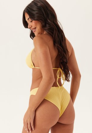 BUBBLEROOM - Cheeky Broderie Anglaise Bikini Bottom - Yellow