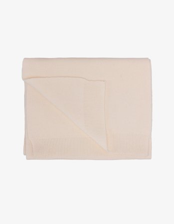 Merino Wool Scarf - Ivory White
