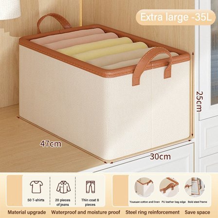 Oppbevaring av klær Jeans Oppbevaringsboks XXL