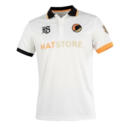 Hatstore - White - T-Shirt - "Hatstore Stone Football Shirt " - Hatstore
