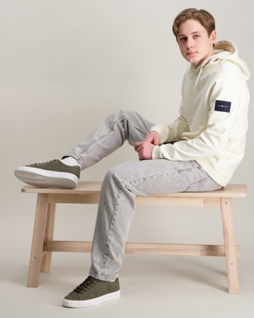 Sail Racing JR WIND HOOD Cremefarvet Hoodies/Hættetrøjer Dreng - Kids Brand Store