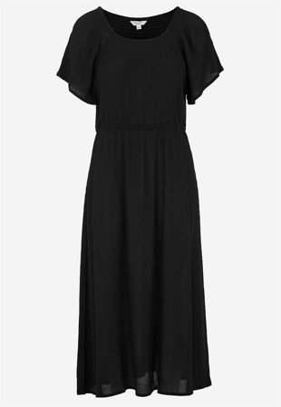 Cellbes of Sweden - Kjole i viskosecrepe i sort til damer i størrelse 34/36