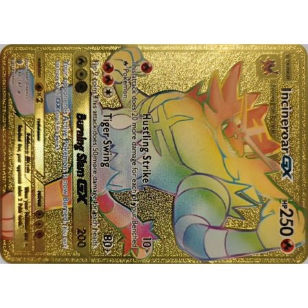 Grænseoverskridende dedikeret ny lommemonster spray drage spil specielt kort samling metal kort regnbue kort sprog