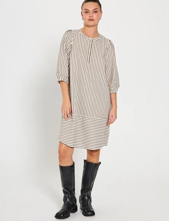 FREE/QUENT Dress - Beige - XS