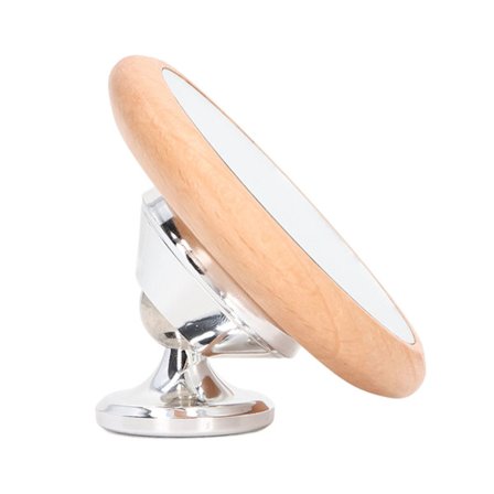 Kaffe Flow Observationsspejl Multi-Directionel Rotation Visuel Ekstraktion Kaffe Shot Spejl Kompatibel med Bundløs Portafilter Sølv