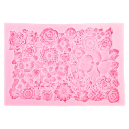 Silikon Fondantform Enkel Frigjøring Luktfri for DIY Sjokoladekake og Cupcake Dekorering