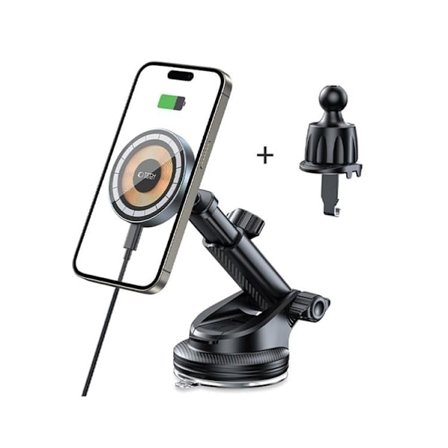 Tech-Protect Bilhållare Magsafe Magnetic MM15W-V5 Trådlös laddare 15W