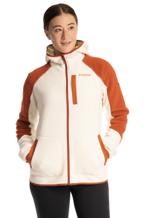 Veste Polaire Femme Klim Darby Canyon Papyrus/Picante M