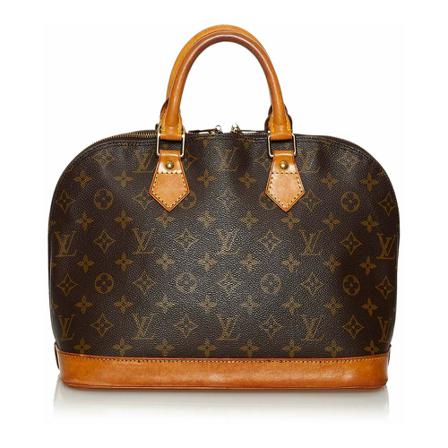 Louis Vuitton Vintage, Pre-owned Bag Bruin, Dames, Maat:ONE Size,Canvas