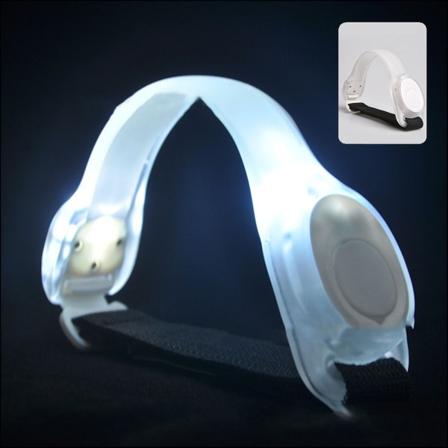 Nattvarning Armband Löparmsbälte VIT white