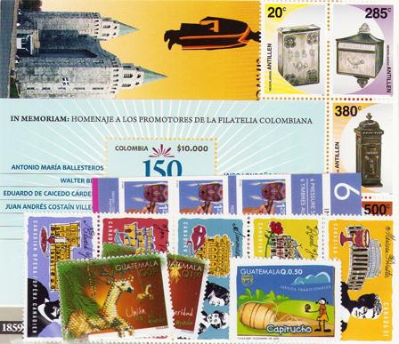 Kultur og historie - 13 forskellige frimærker - Postfrisk