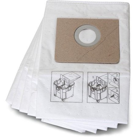 Fein 31345062010 Fiberfilterpose 5-pakning, Rengjøringsmaskiner