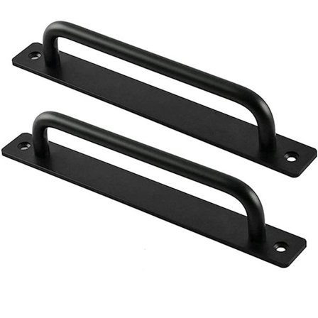 Pakke med 2 solide dørhåndtak, tunge dørhåndtak, skapdørhåndtak, høy ytelse KLB