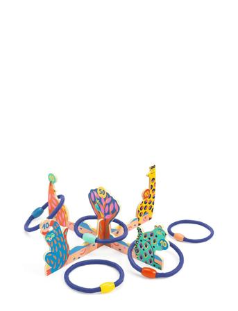 Saganillo - Ring Toss Game Toys Outdoor Toys Outdoor Games Active Games Multi/mønstret Djeco*Betinget Tilbud
