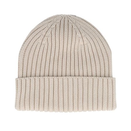 Beechfield - Beige cuff Beanie - Kids Organic Cotton Almond Cuff @ Hatstore