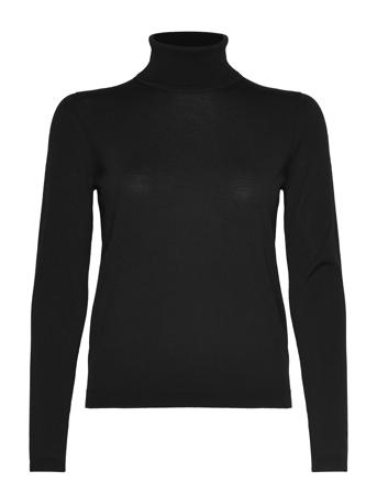 Famaurian Turtleneck Rullekravetrøje Sort BOSS
