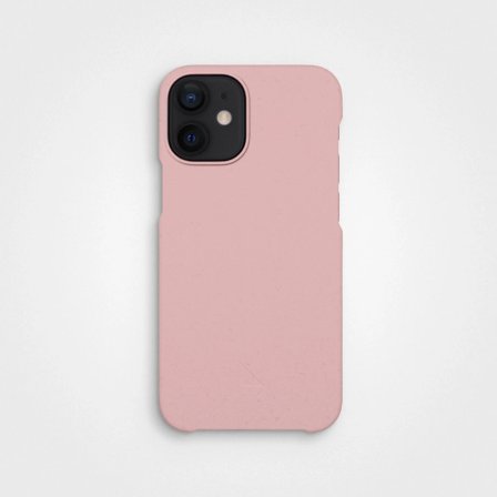Plastic Free Phone Case Dusty Pink, Made From Plants | agood company, iPhone 12 Mini