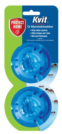 Kvit Q Myrelokkedåse 2 stk.