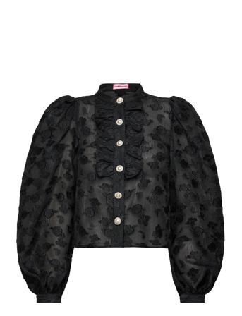 Dolina Bluse Langermet Svart Custommade*Betinget Tilbud