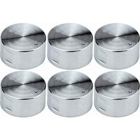 6 st 6 mm Universella Gasknappar Spis Ugn Häll Kontrollbrytare Kontrollknappar Ugnsknapp Spishäll Ytkontrollknappar