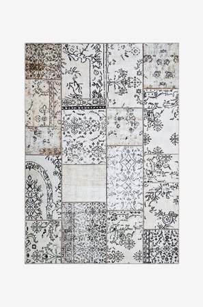 KM Home - Chenille-tæppe Shiraz - Natur - Bomulds- & kludetæpper - 160X230 - Fra Homeroom