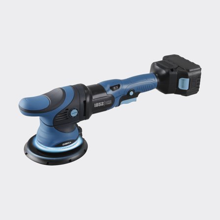 Battery-powered oscillating polisher 1852-Marine Orbital, 80 W, Ø150 mm (2000 – 4800 rpm), with case