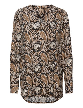 Sc-Gisele Bluse Langermet Multi/mønstret Soyaconcept