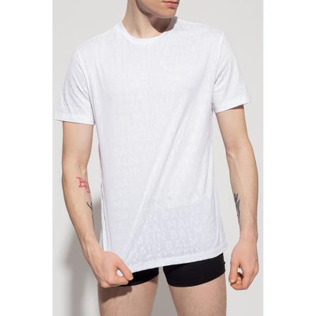 Balmain T-shirt With Logo Hvid, Herre T-shirts