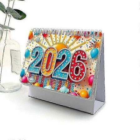 DIY Diamantmålning 2026 Kalender Skrivbord