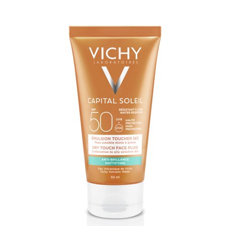 VICHY Capital Soleil Viso Dry Touch Tinted SPF 50 50ml - Latte solare corpo alta prot.