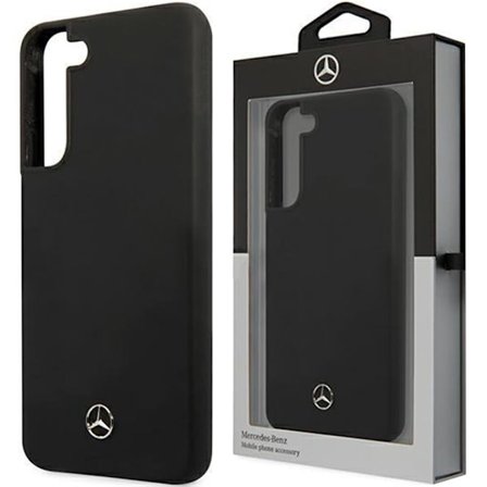 Mercedes MEHCS22MSILBK S22+ S906 svart/svart hardt etui silikon