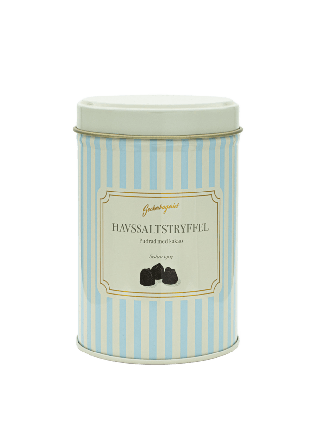 Sockerbageriet Tryfflar i plåtburk Godis Blå 100G