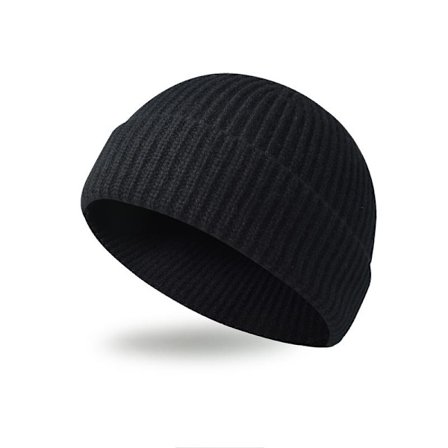 Beanie Lue Menn - Fisker Beanie Trawler Beanie Strikket Oppbrettet Vinterlue Skullcap Gaver til Menn