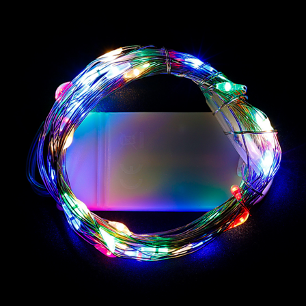 LED-slinga 10M100Led LED-slinga koppartråd juldekoration