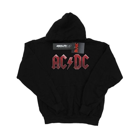 AC/DC Pojkar Röd Ice Logo Hoodie 3-4 År Svart
