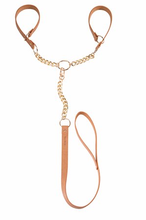 BIJOUX INDISCRETS - MAZE T-RESTRAINTS BROWN