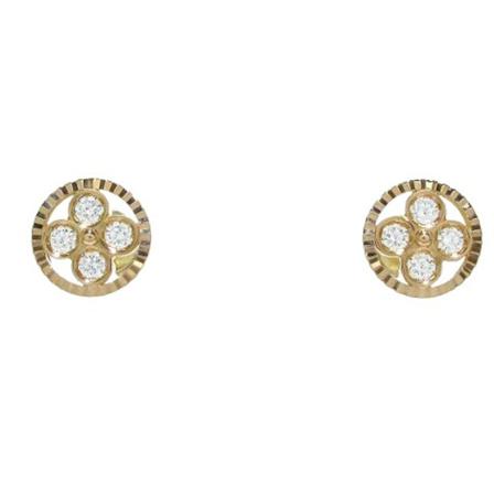 Louis Vuitton Vintage Pre-owned Rose Gold earrings , Geel , Dames , Maat: ONE Size