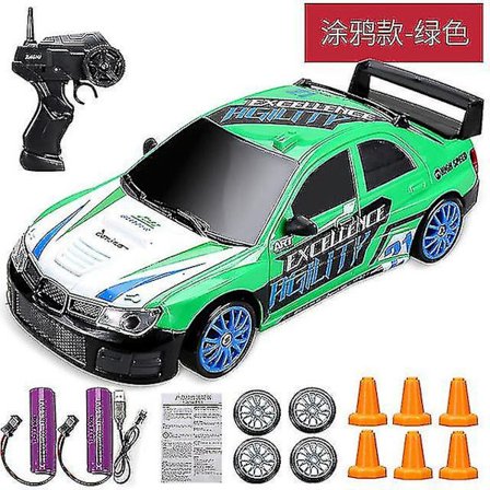 2.4g Drift Rc Bil 4wd Rc Drift Bil Leke Fjernkontroll Gtr Modell Ae86 Kjøretøy Bil Rc Racing Bil Leke For Barn Julegaver